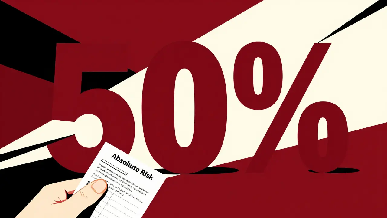 Absolute Risk vs Relative Risk in Drug Side Effects: How to Interpret Numbers